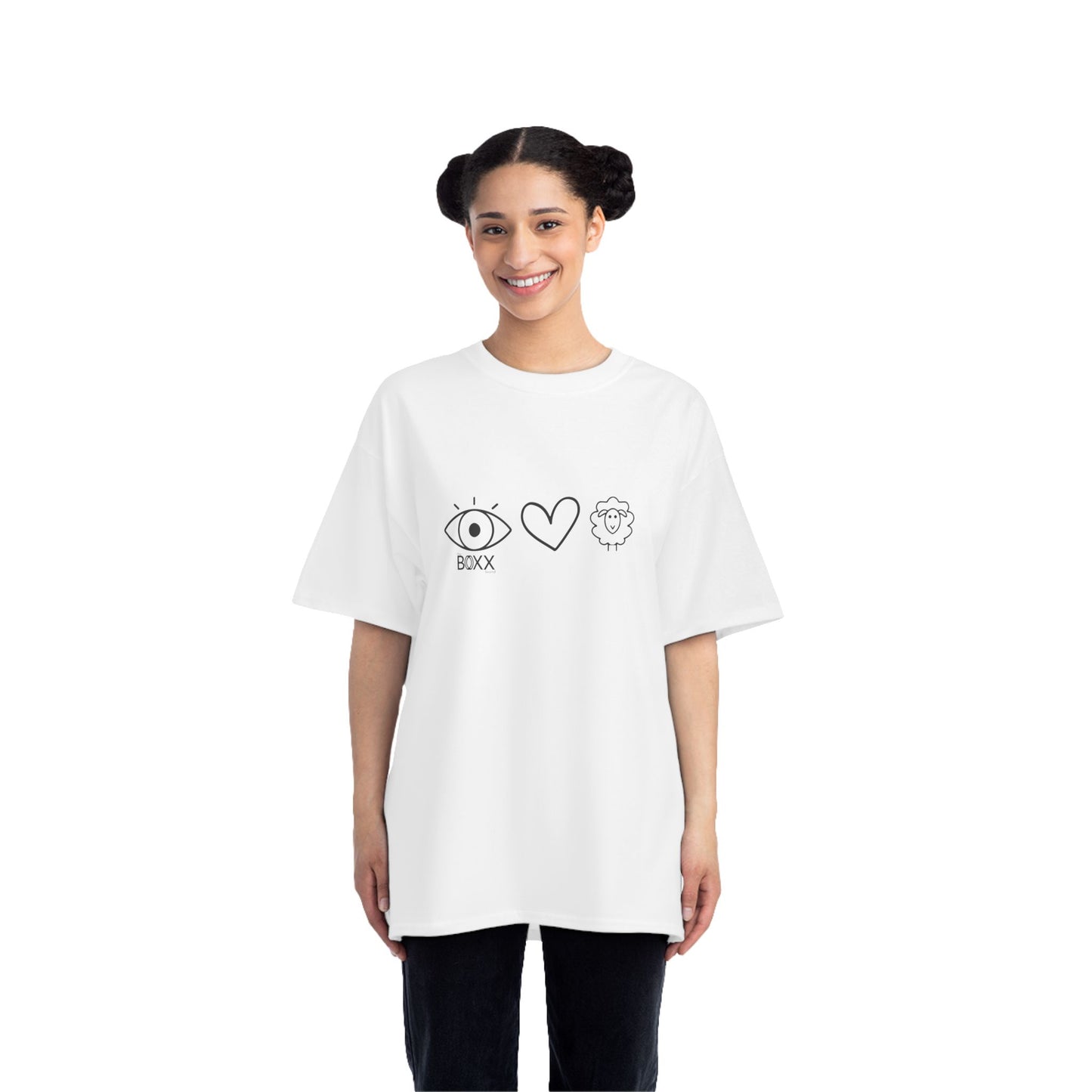 i love you (eye heart ewe) tee